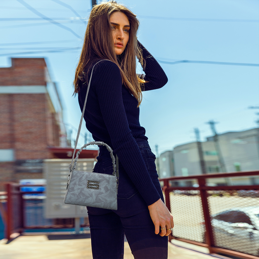 Sling G-Embosse Grey